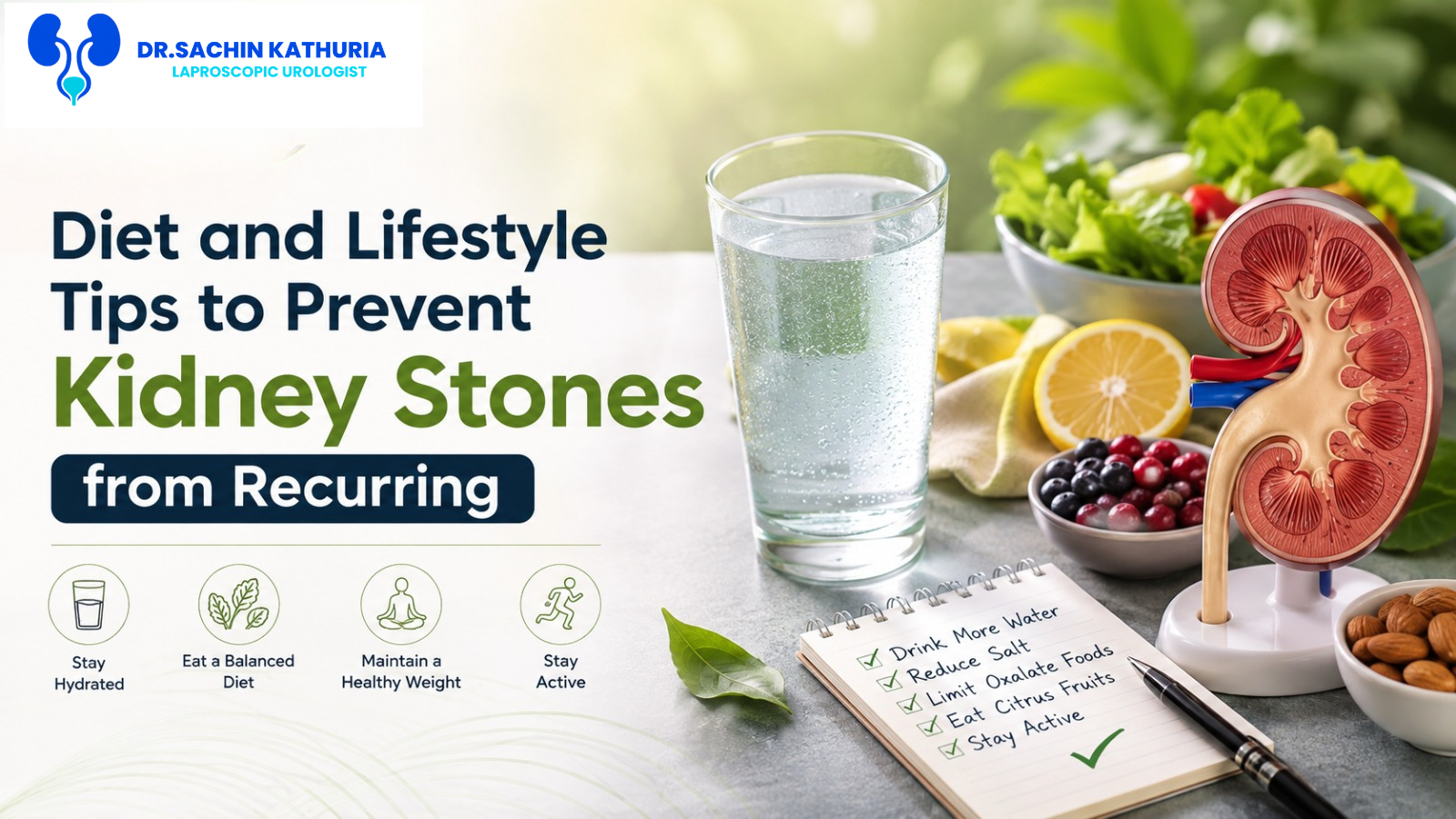 Diet and Lifestyle Tips to Prevent Kidney Stones from Recurring